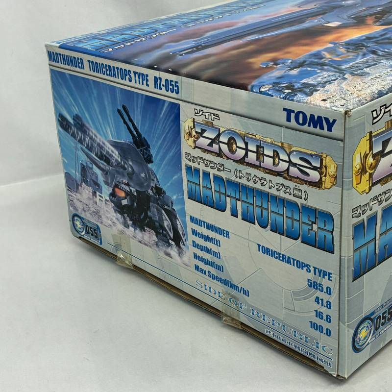 週末大特価：未組立 ゾイド マッドサンダー (トリケラトプス型) RZ-055 未組立】 ゾイド ZOIDS 1/72 RZ-055 マッドサンダー トリケラトプス型