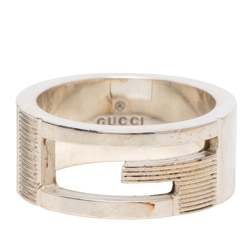 グッチ ブランデッドG リング 指輪 #9 SV925 シルバー レディース GUCCI【230-77206】