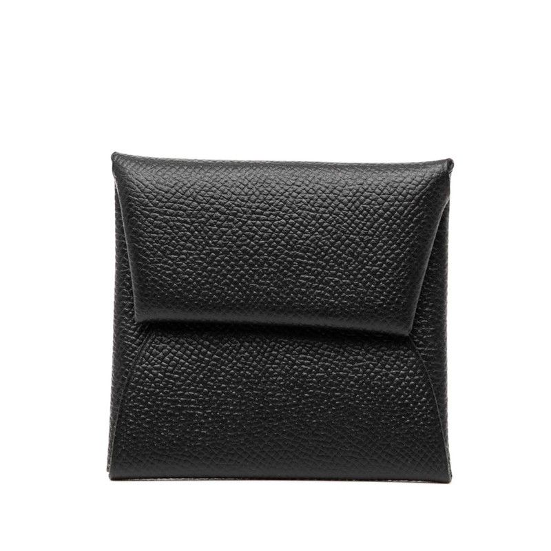 エルメス バスティア コインケース 小銭入れ ブラック ヴォーエプソン レディース HERMES【228-77326】