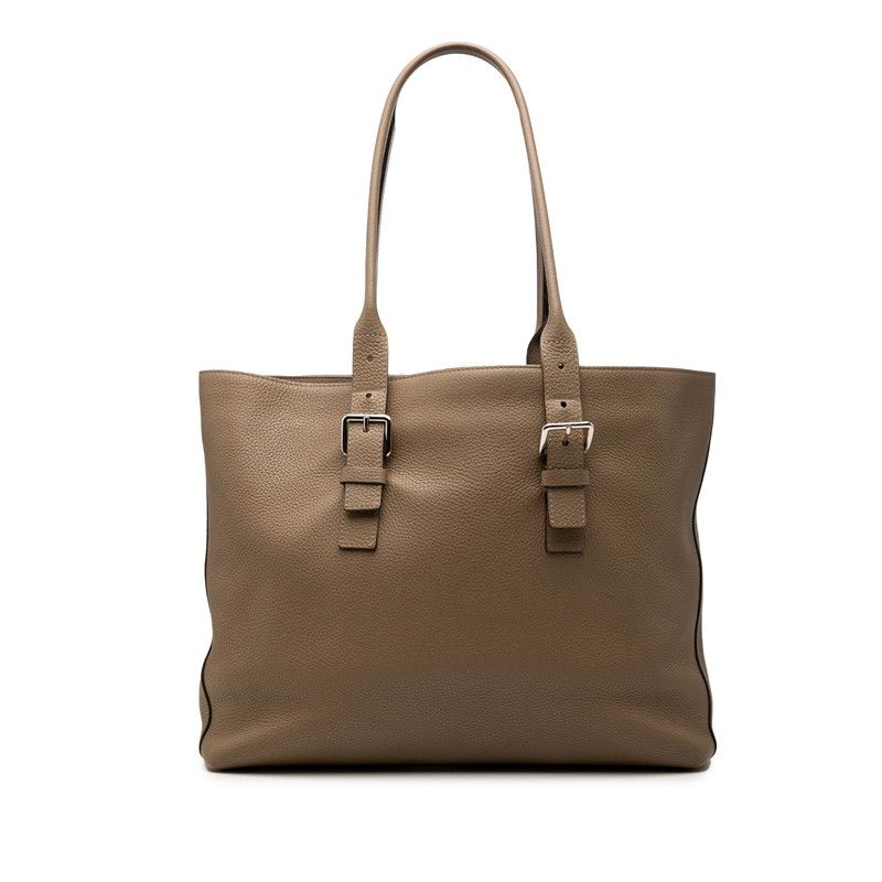 ルイ ヴィトン カバ ヴォワヤージュ トートバッグ ショルダーバッグ M50086 ブラウン トリヨンレザー レディース LOUIS VUITTON【228-77335】
