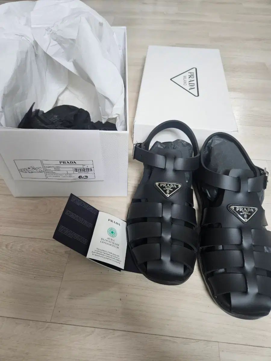 PRADA プラダ Fisherman(フィッシャーマン) サンダル ブラック サイズ 8 出品