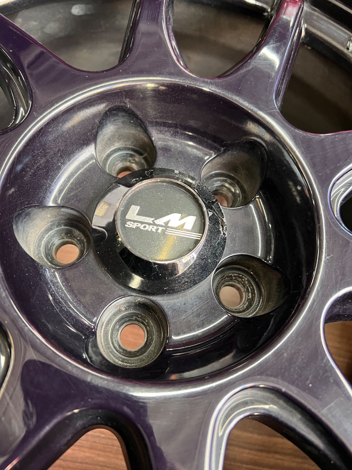 レアマイスター LM SPORT 18インチ 7.5J +50 PCD100 5穴 ホイール4本
