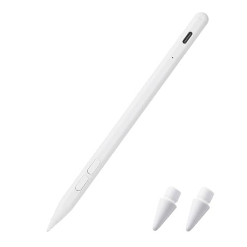 エレコム タッチペン 【11インチ(A16)、 iPad7/8/9/10、iPad Pro 11/12.9/13インチ、Air 11/13インチ(M4,M3,M2)、mini A17 Pro対応】 iPad専用 Goodnotesアプリ専用 「戻す」「消す」e