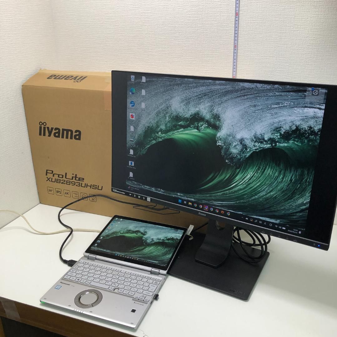 美品 iiyama ProLite XUB2893UHSU-B1 28インチ 4K
