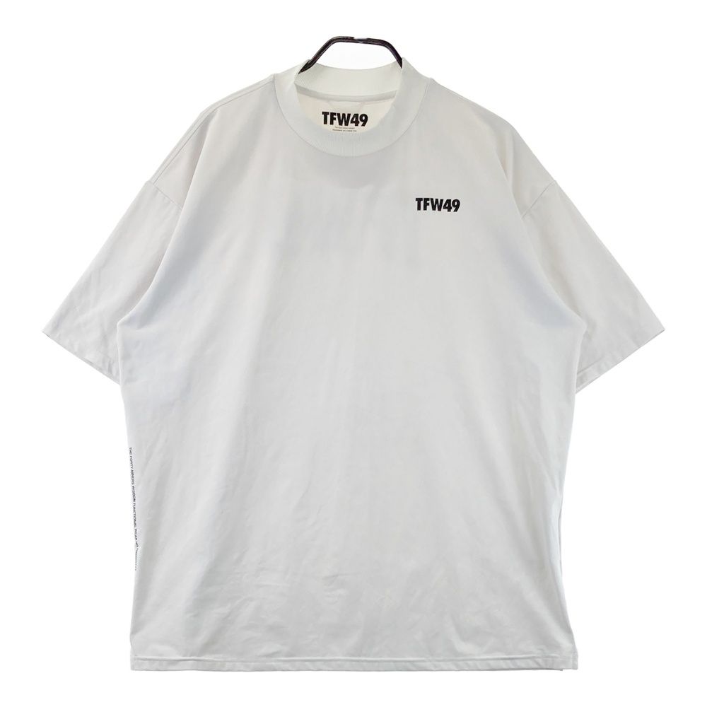 サイズ：XXXL TFW49 ティーエフダブリューフォーティーナイン モックネック 半袖Tシャツ ホワイト系 [240101722215] ゴルフウェア メンズ ストスト