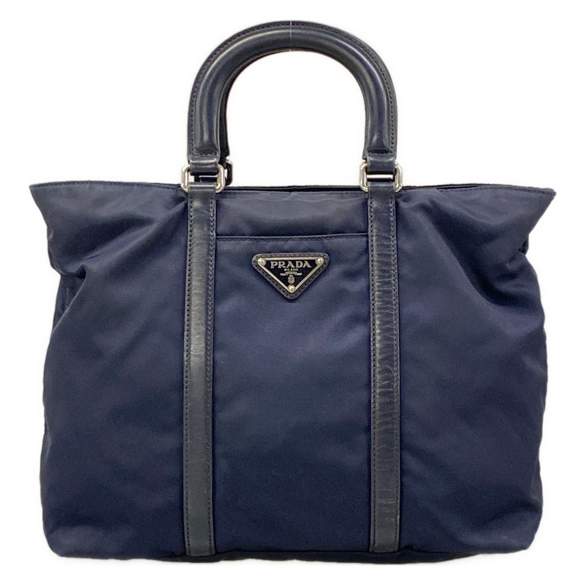 PRADA(プラダ) ハンドバッグ - B1066M ダークネイビー レザー