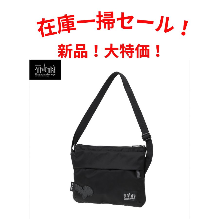 ポケモン Manhattan Portage BLACK LABEL マンハッタンポーテージブラックレーベル ショルダーバッグ MP1095TWLBLPKMN Black