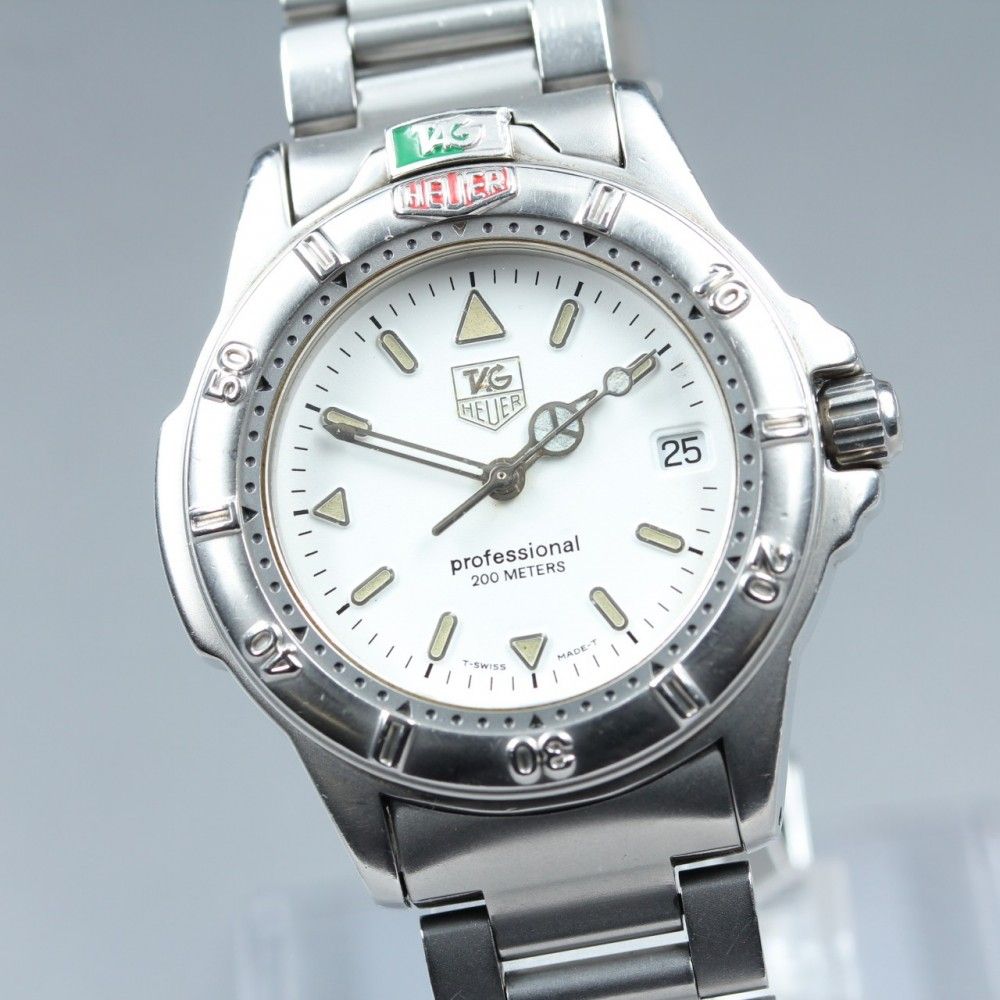 【稼働品】TAG Heuer 4000 Professional WF1212-K0 クオーツ メンズ #17417