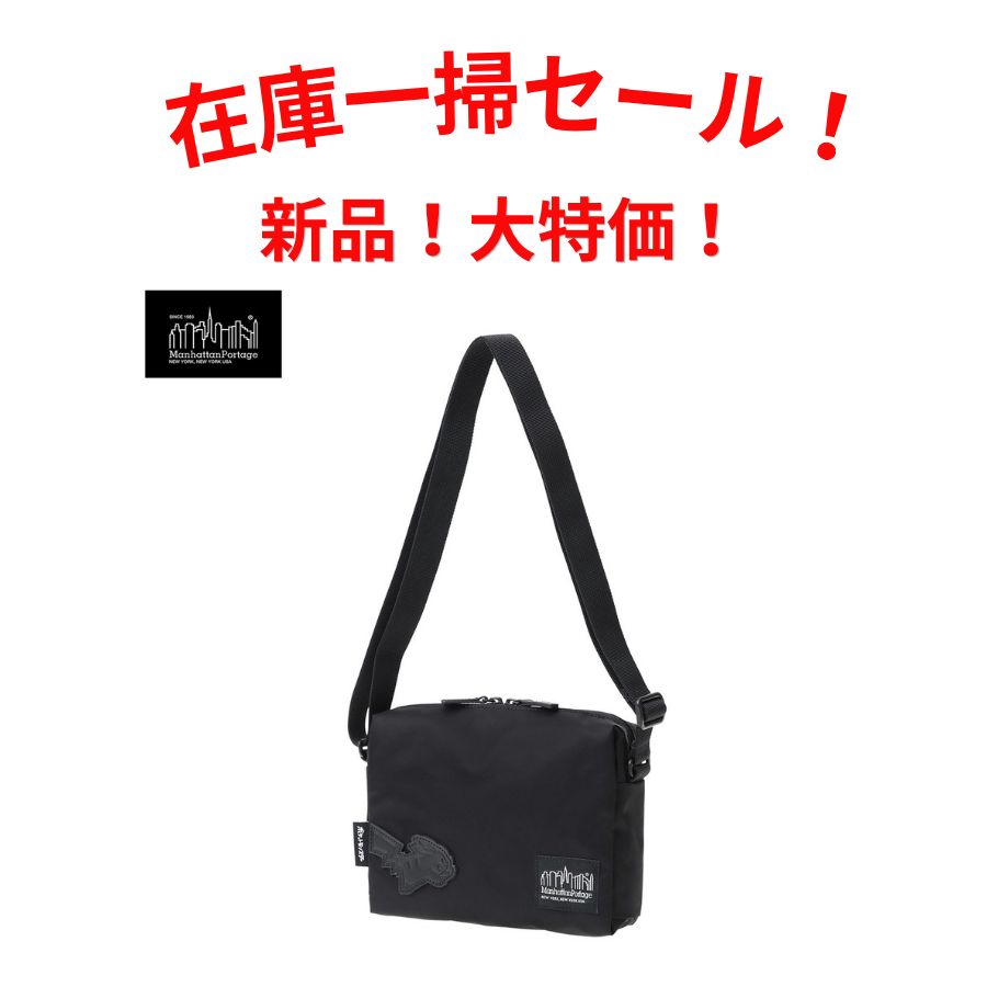 ポケモン Manhattan Portage BLACK LABEL マンハッタンポーテージブラックレーベル ショルダーバッグ MP1488-2TWLBLPKMN Black