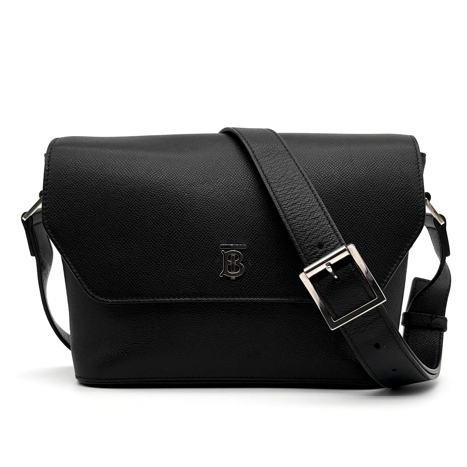 美品 バーバリー BURBERRY TBロゴ ショルダーバッグ クロスボディ 