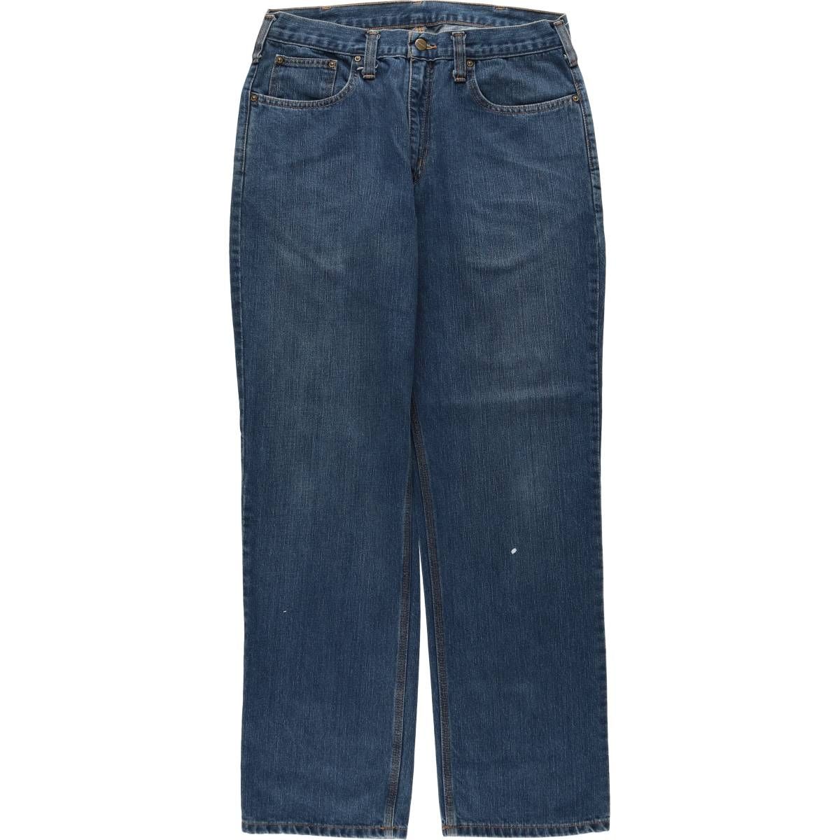 古着 カーハート Carhartt RELAXED FIT テーパードデニムパンツ メンズw34相当/eaa654646