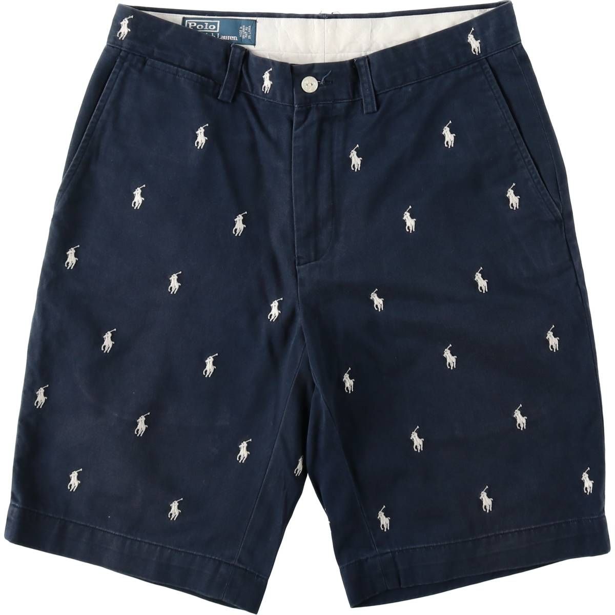 古着 ラルフローレン Ralph Lauren POLO by Ralph Lauren 総柄 チノショーツ ハーフパンツ メンズw32相当/eaa653476