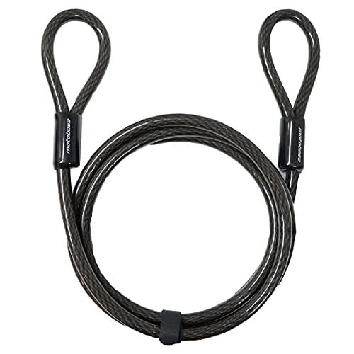 モトベース（MOTO BASE）盗難防止用品 モトロックシリーズ 極太 ループワイヤー（スモーク）(φ15) 長さ：300cm（MBLC-STW-01-30）as df308e89
