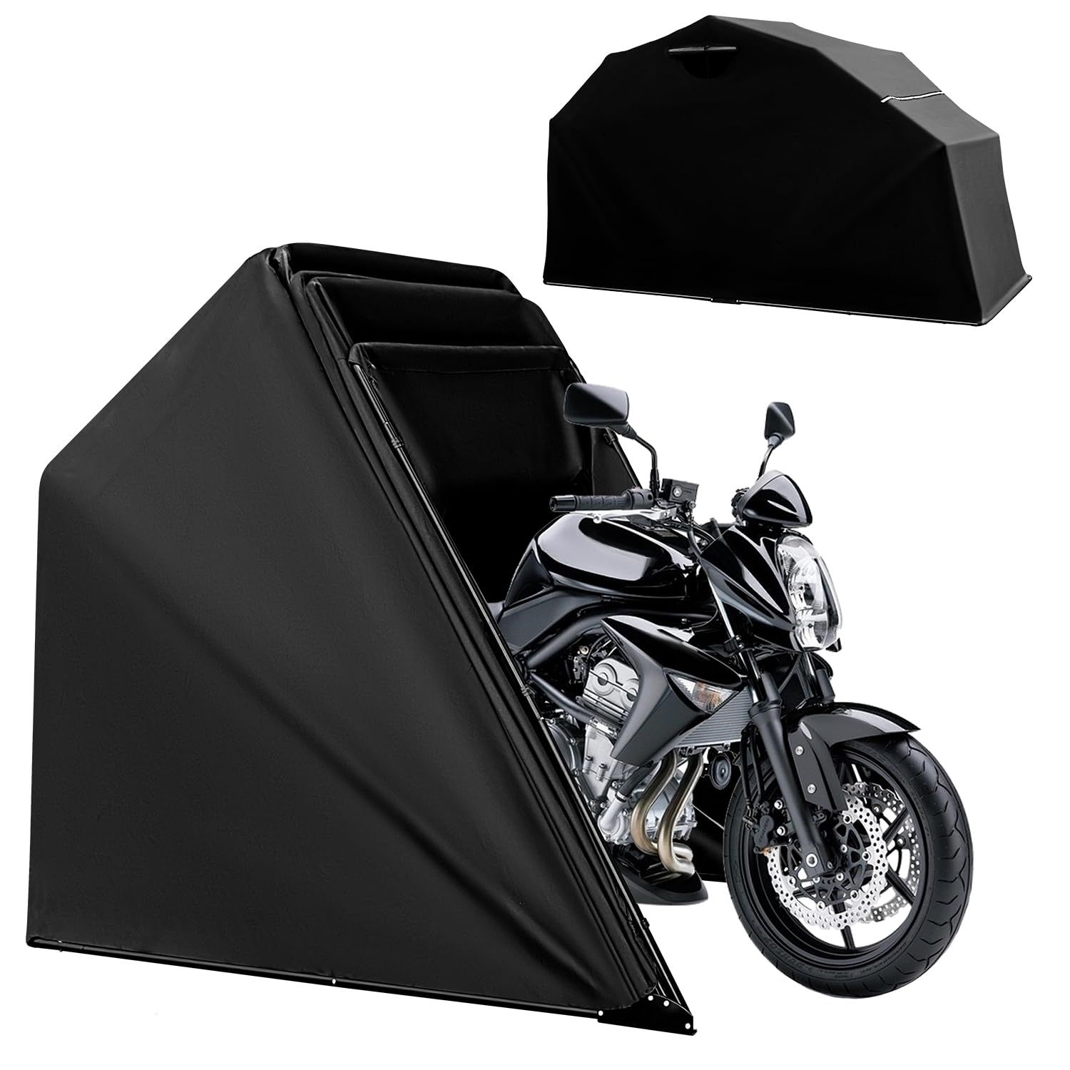 Anovara(アノヴァラ) バイクガレージ サイクルハウス サイクルガレージ バイク テント サイクルポート 自転車置き場 屋外 バイク収納 ガレージテント 自転車テント バイクシェルター屋根 車庫 バイク テント オートバイガレージ 耐水 68ef003b