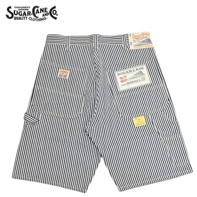 シュガーケーン SUGAR CANE SC52566 11oz. ヒッコリー ストライプ ワーク ショーツ ショートパンツ メンズ sc52566