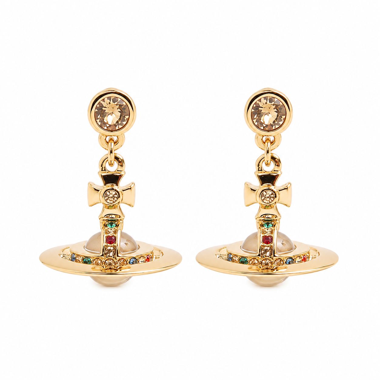 【ギフト対応可】ヴィヴィアンウエストウッド VIVIENNE WESTWOOD ピアス NEW PETITE ORB Earrings ゴールド レディース ファッション アクセサリー ジュエリー 人気 ブランド おしゃれ 誕生日 記念 プレゼント 送料無料