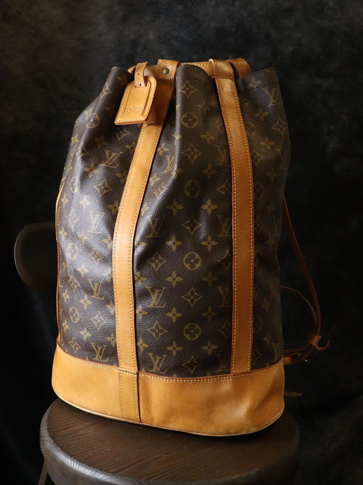 LOUIS VUITTON ルイ・ヴィトン ランドネPM M42243 ショルダーバッグ リュック バックパック モノグラムキャンバス ブラウン