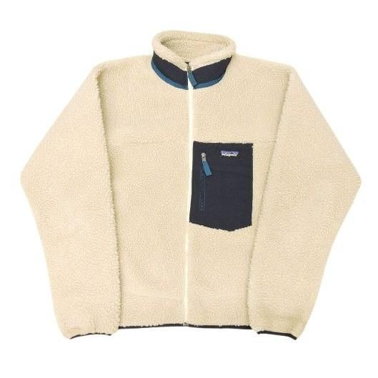 ▲パタゴニア クラシック レトロX ジャケット サイズM アイボリー 23056FA19 ボアジャケット patagonia 中古品(132)