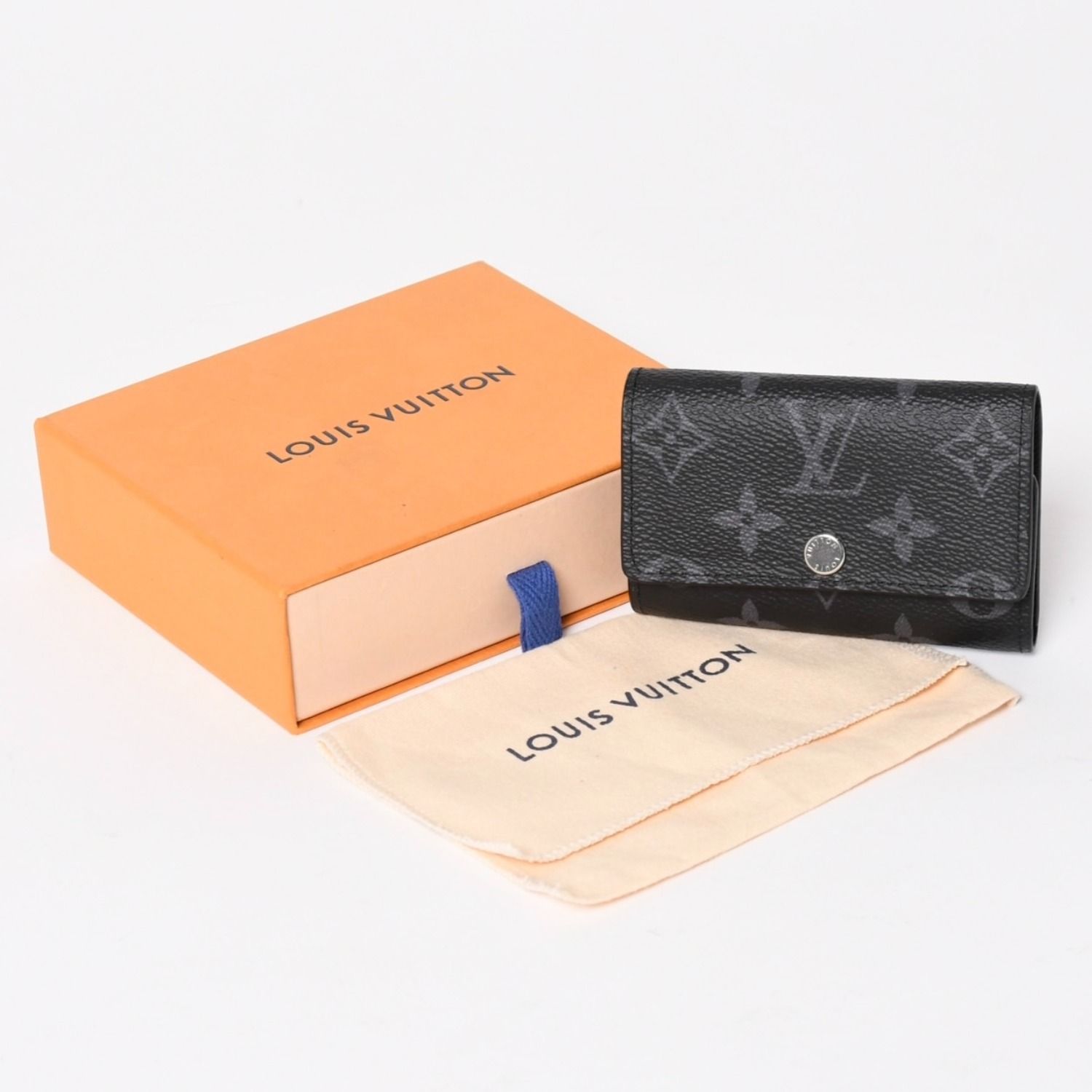 極美品 LOUIS VUITTON ルイヴィトン ブラック グレー ミュルティクレ 6