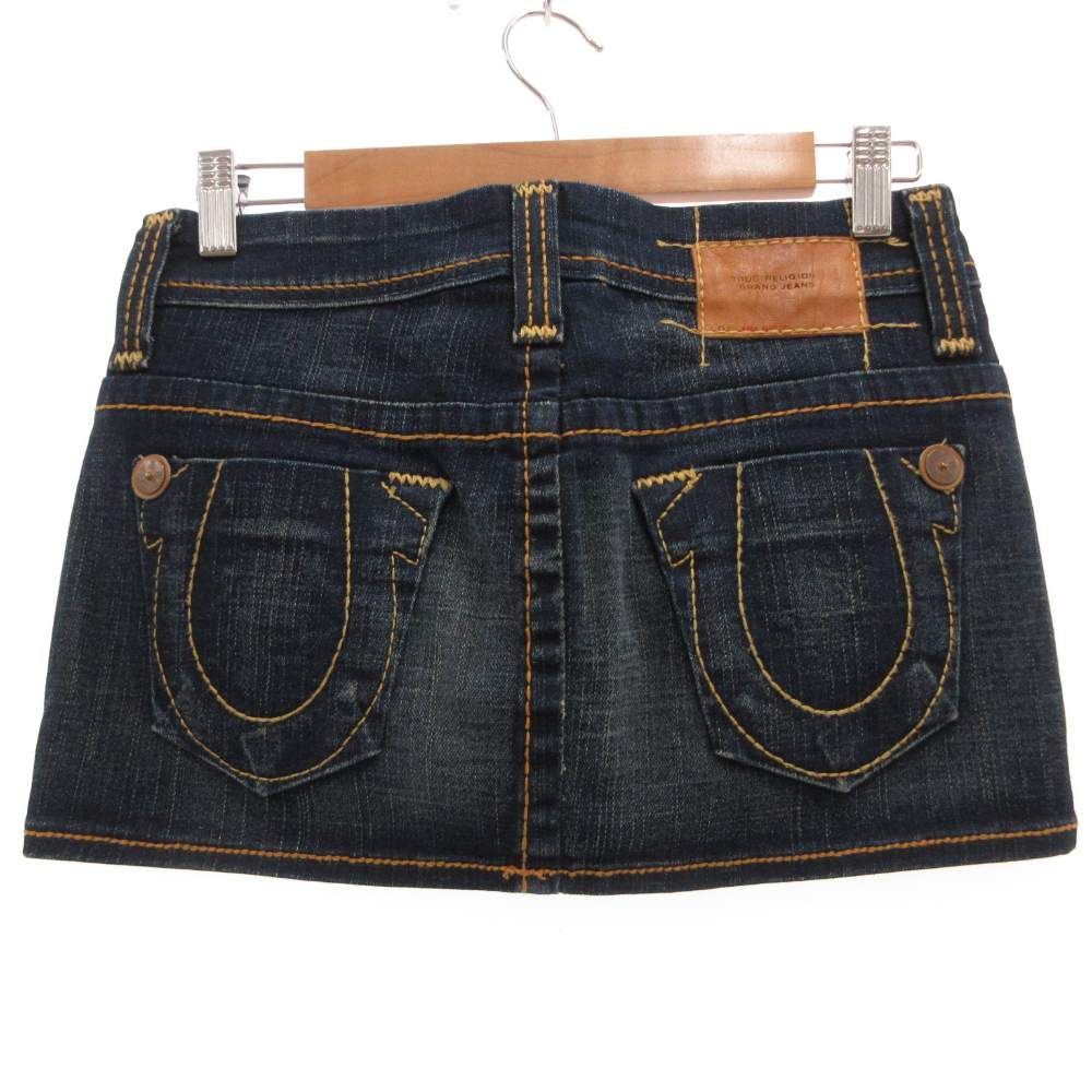 トゥルーレリジョン TRUE RELIGION デニムスカート ミニスカ 24