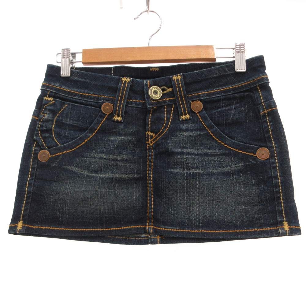 トゥルーレリジョン TRUE RELIGION デニムスカート ミニスカ 24