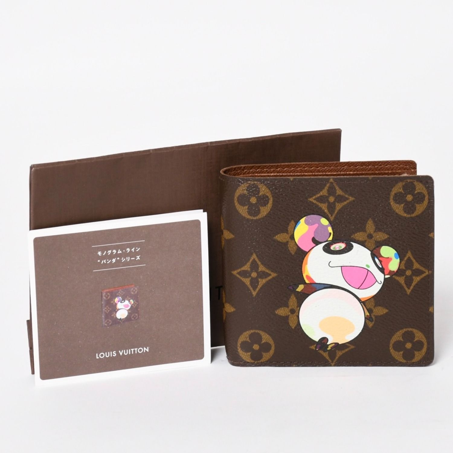 極美品 LOUIS VUITTON ルイヴィトン モノグラムパンダ ポルトフォイユ 