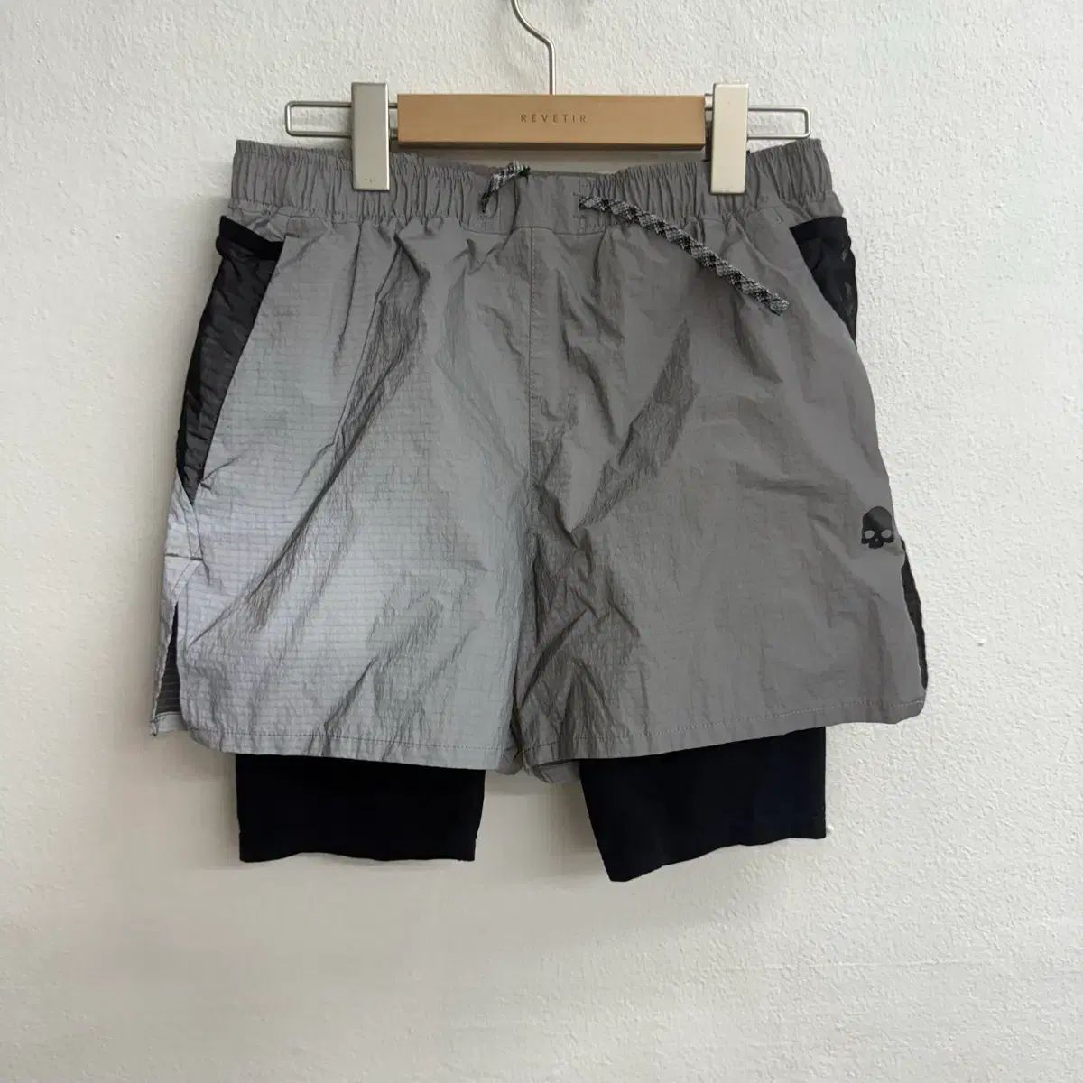 ハイドロゲン 25SS ユニ リフレクティブ ハーフ パンツ 36