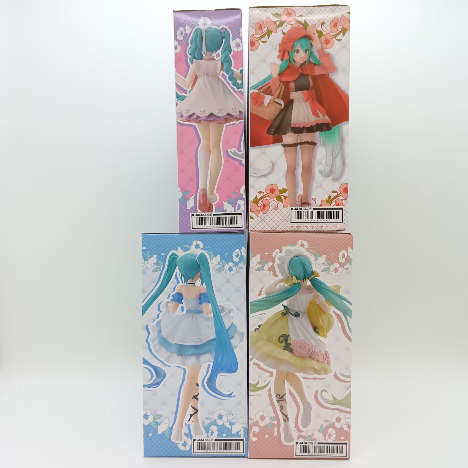 未開封】 初音ミク Wonderland フィギュア 4体セット まとめ売り