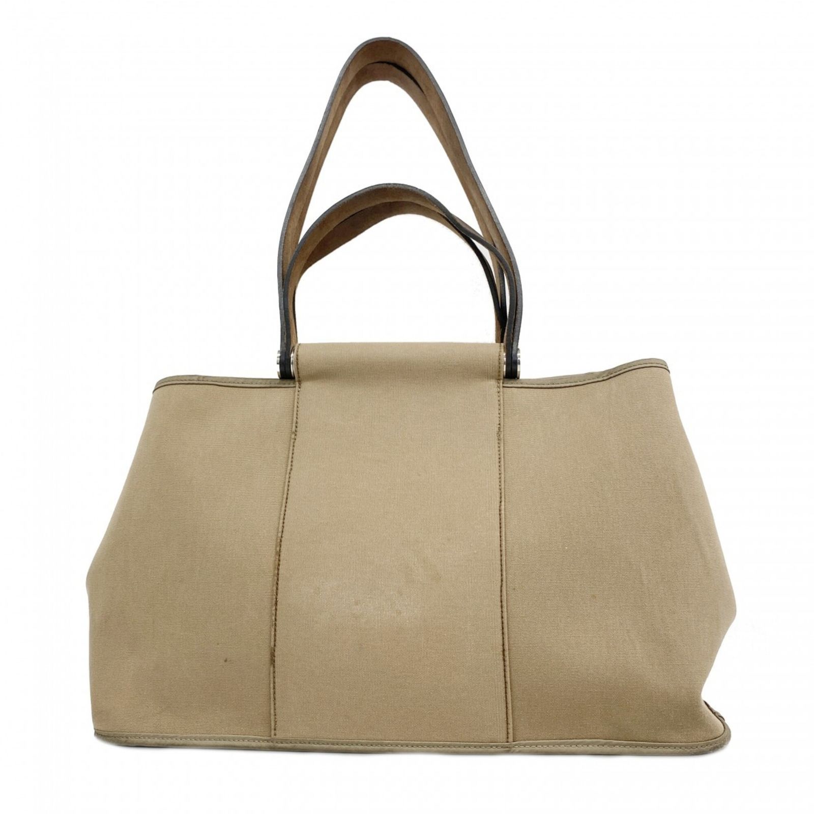 エルメス(Hermes) エルメス トートバッグ カバックエランPM トワルオフィシエ エトゥープ □N刻印メンズ レディース