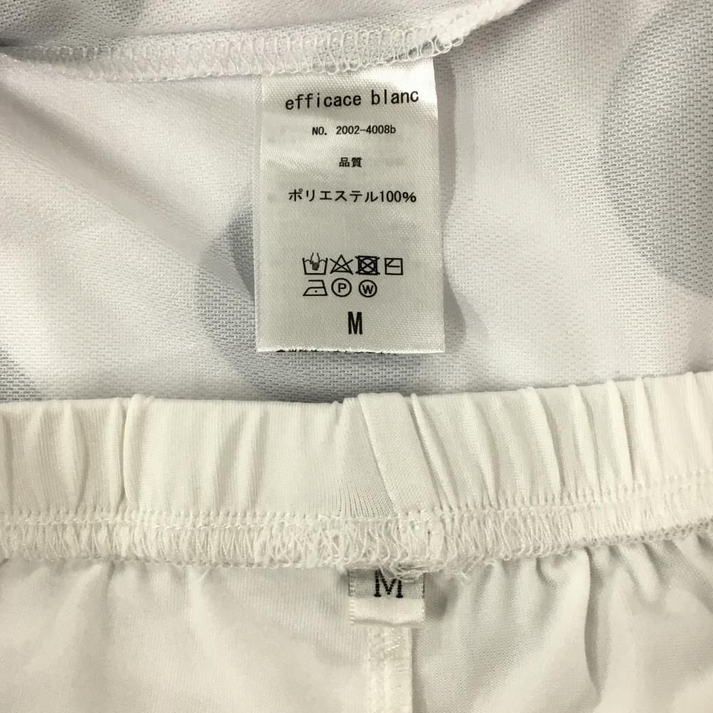 新品】エフィカスブラン ノースリーブワンピース 白×グレー ドット