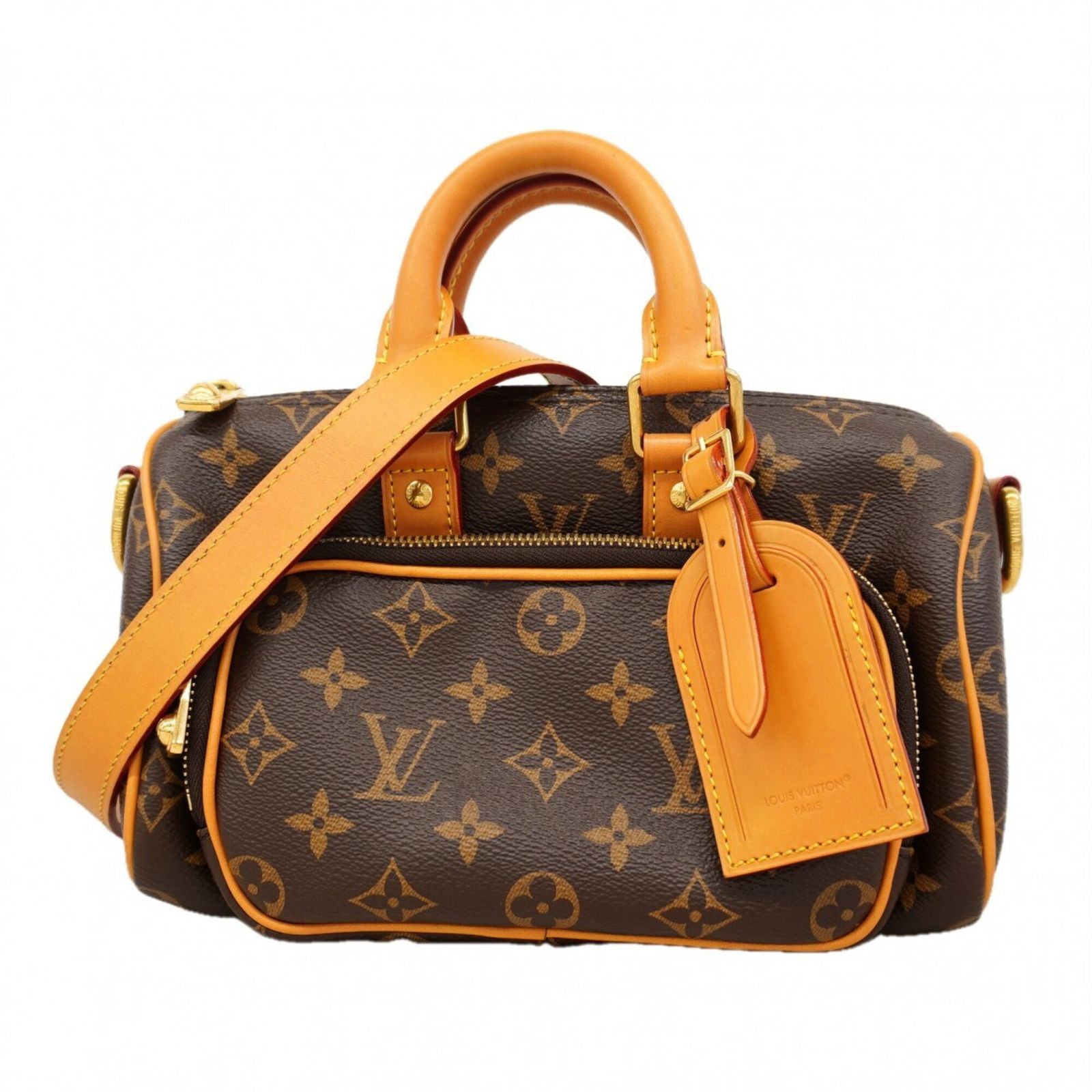 ルイ・ヴィトン(Louis Vuitton) ルイ・ヴィトン ハンドバッグ モノグラム・アーカイヴ キーポルカーゴ25 M14981 ブラウン 2wayバッグメンズ レディース