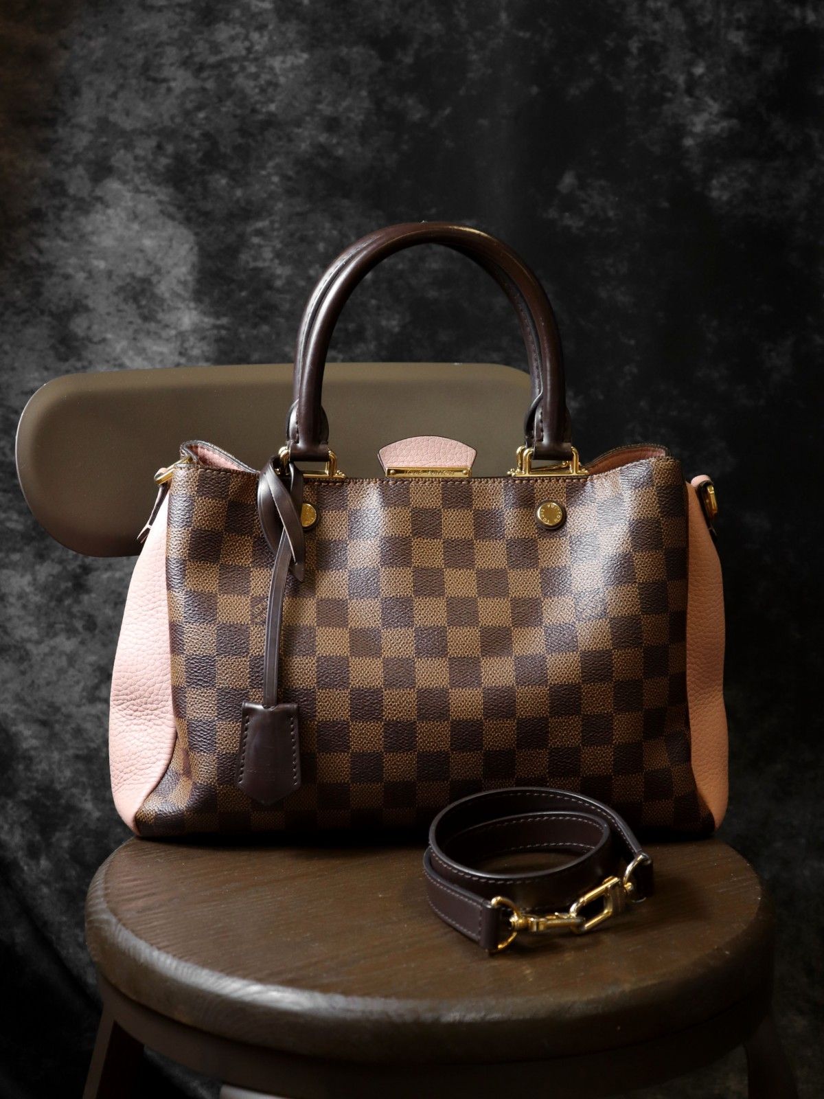 LOUIS VUITTON ブリタニー ハンドバッグ 斜め掛けショルダーバッグ 2way ダミエ ブラウン N41674 ルイ・ヴィトン