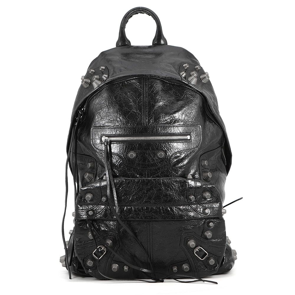 バレンシアガ リュック ル カゴール バックパック レザー 766297 BALENCIAGA リュックサック メンズ 黒