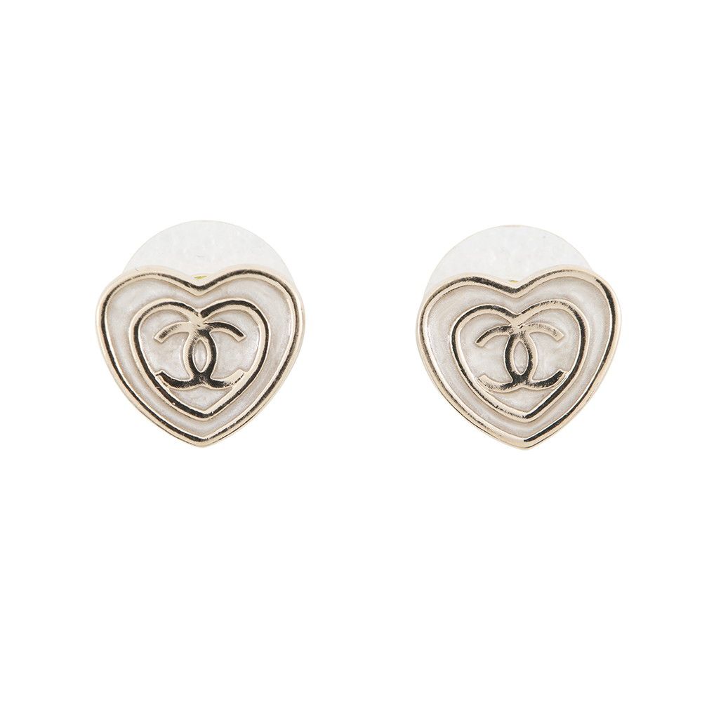シャネル ピアス ココマーク メタル ハート ピアス B24S ABD346 CHANEL アクセサリー
