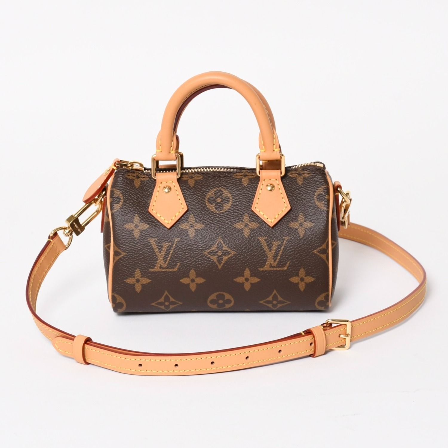 極美品 LOUIS VUITTON ルイヴィトン ナノ・スピーディ モノグラム