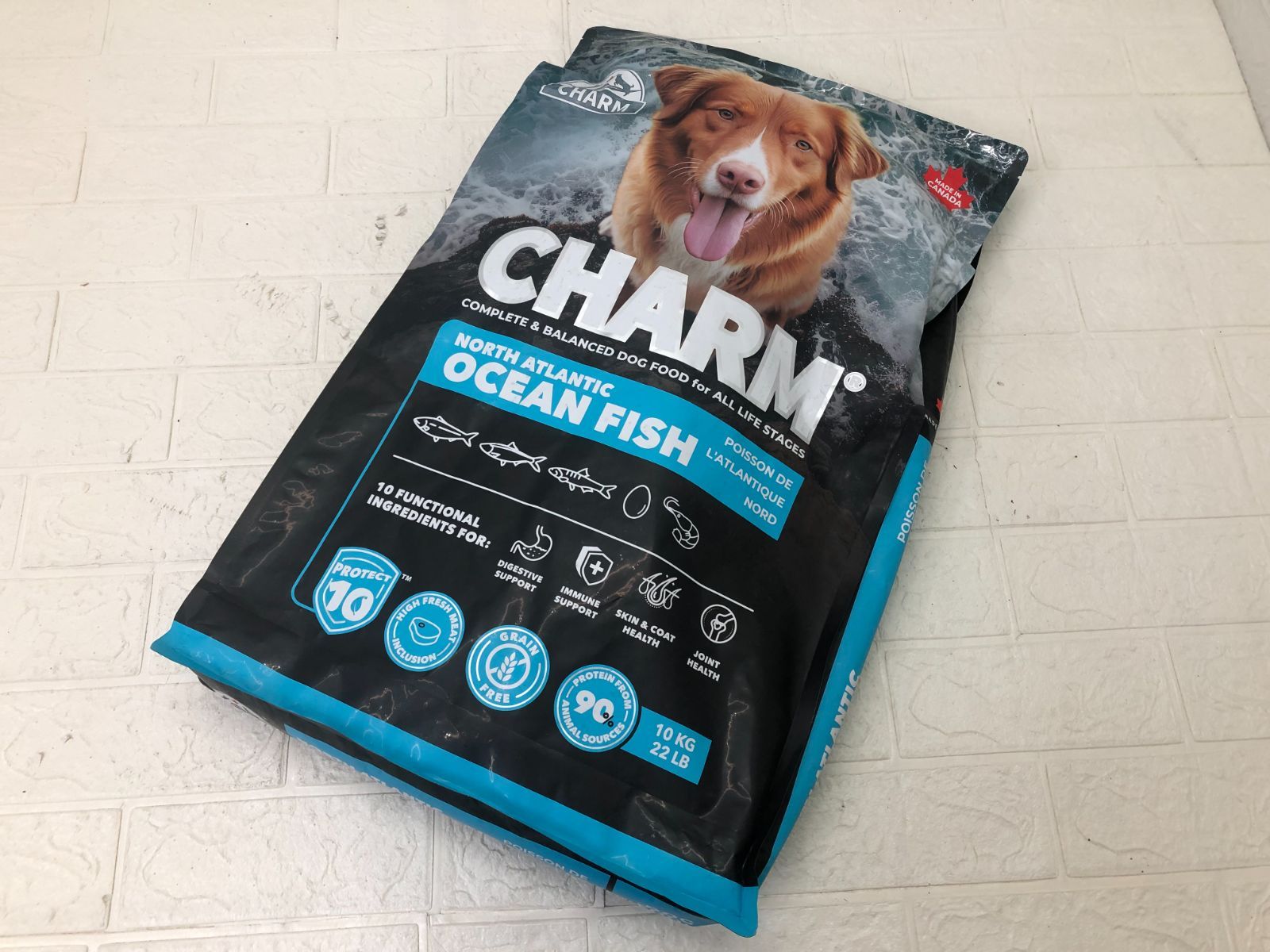 【Charm】チャーム ドッグフード ノースアトランティックオーシャンフィッシュ 特大容量 10kg 全年齢・全犬種対応