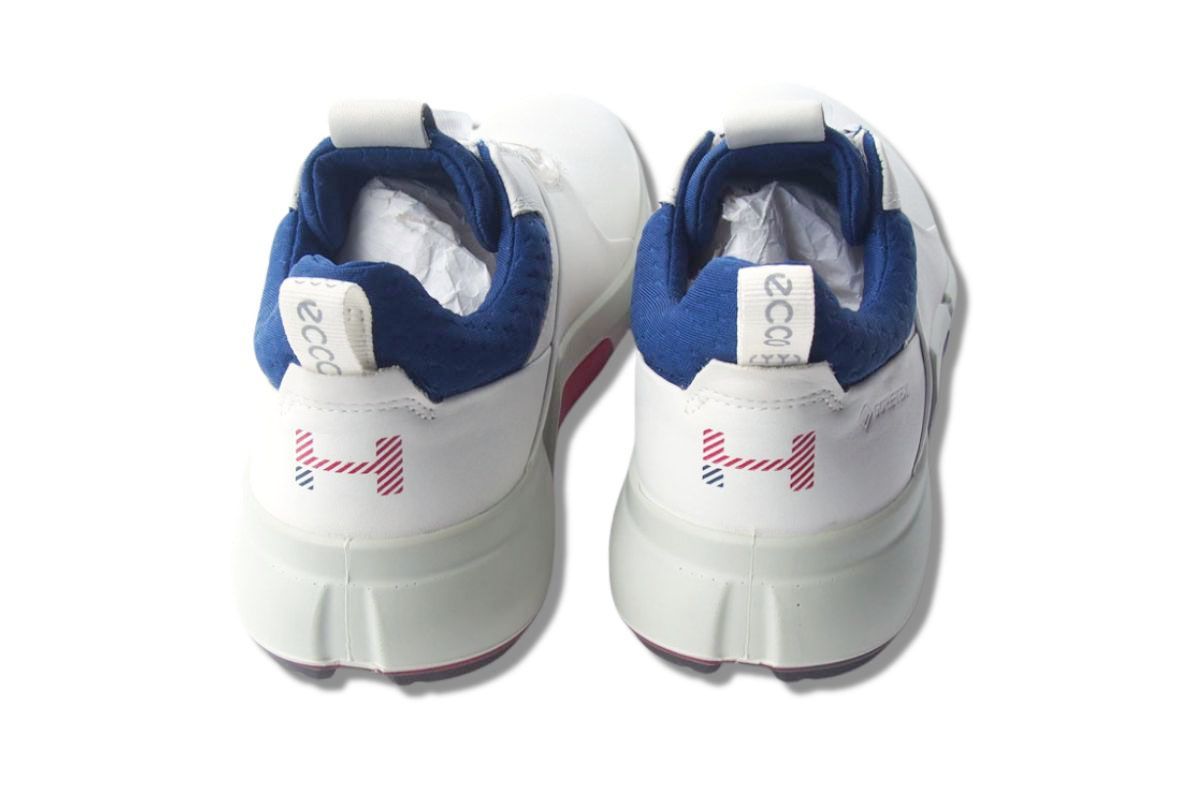 美品 28㎝◎ecco エコー ゴルフシューズ 白 GOLF BEOM C4 ECCO Golf BIOM