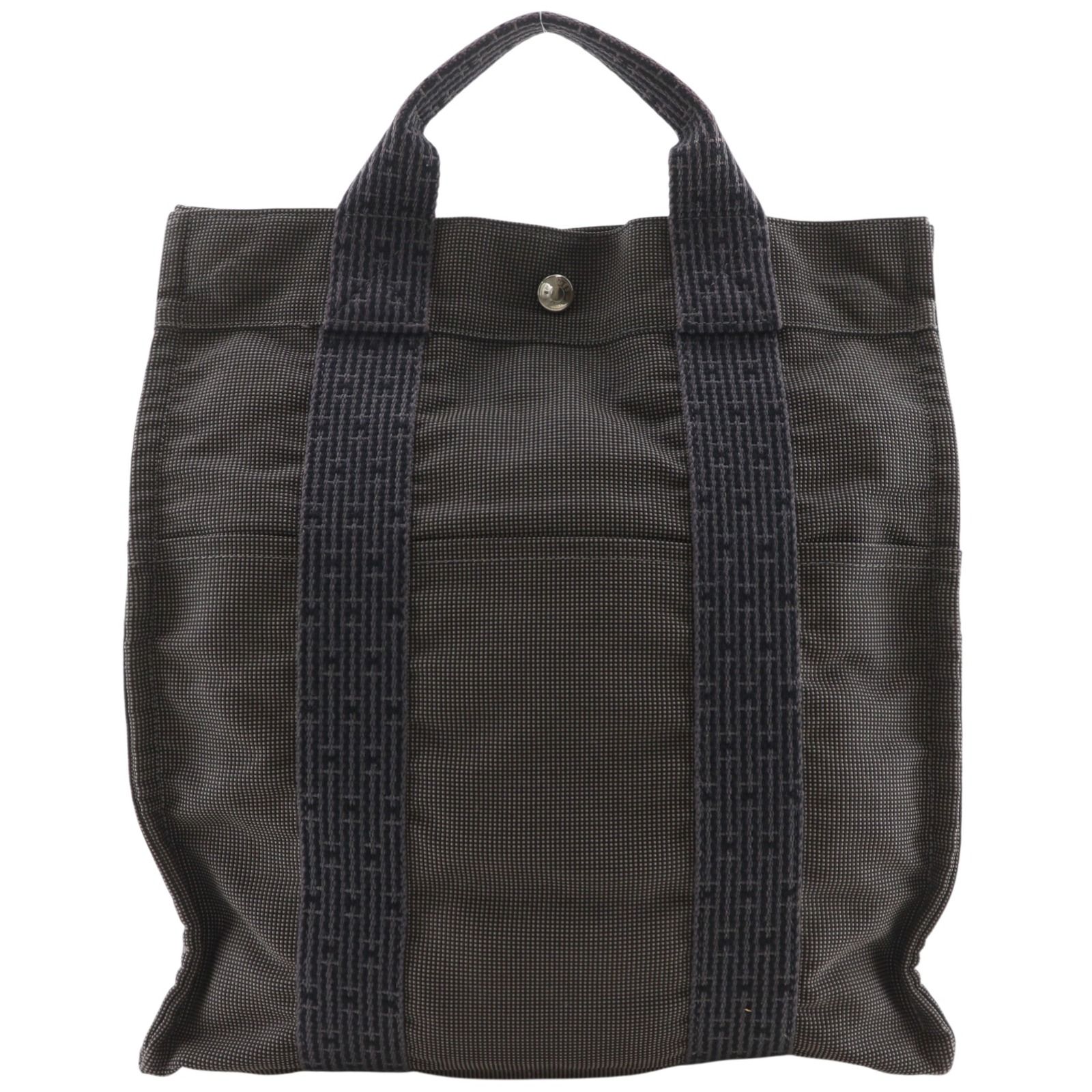 【HERMES】エルメス サック・アドPM エールライン ナイロンキャンバス グレー レディース リュック・デイパック