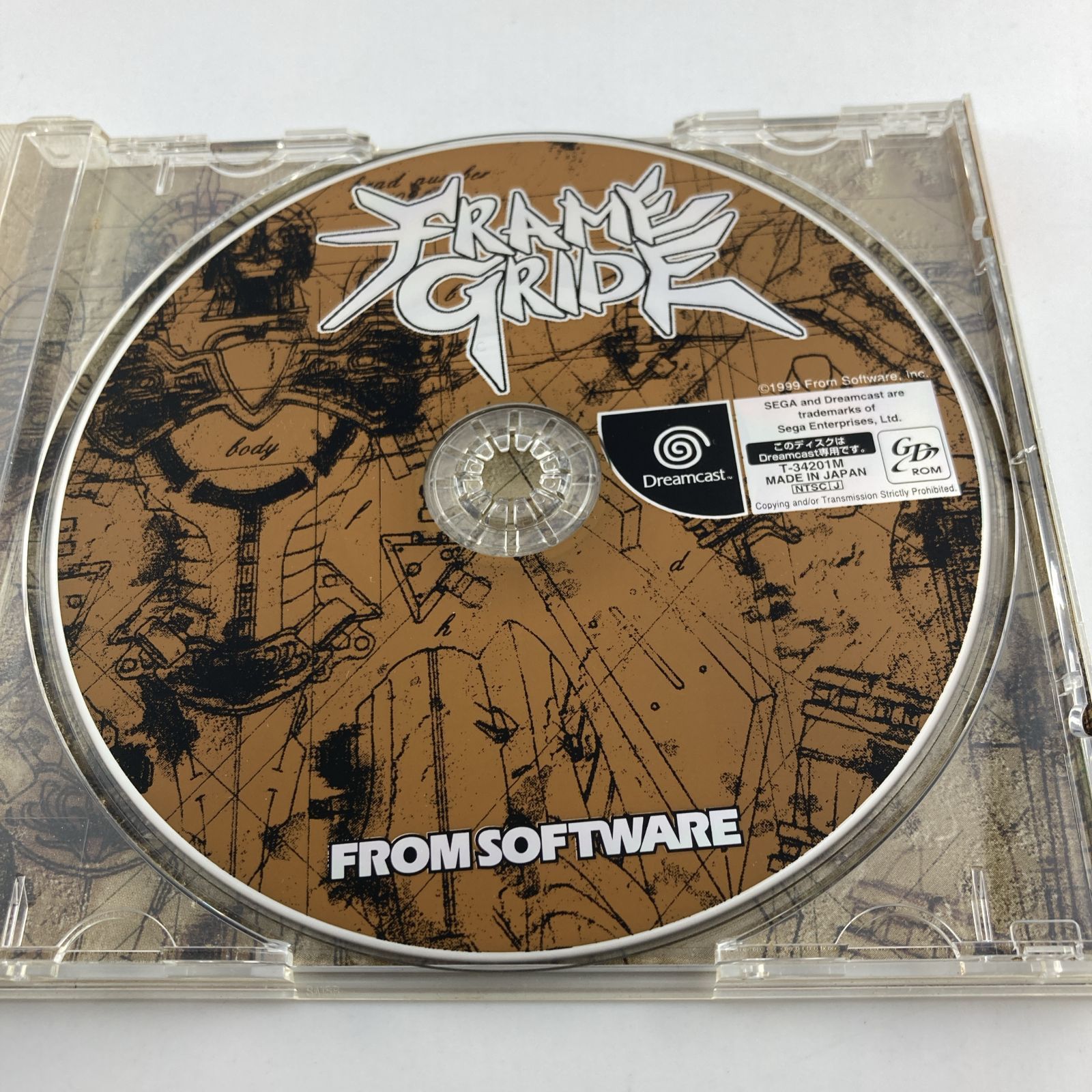 ドリームキャストソフト FRAME GRIDE 1999/07/15 T-34201M