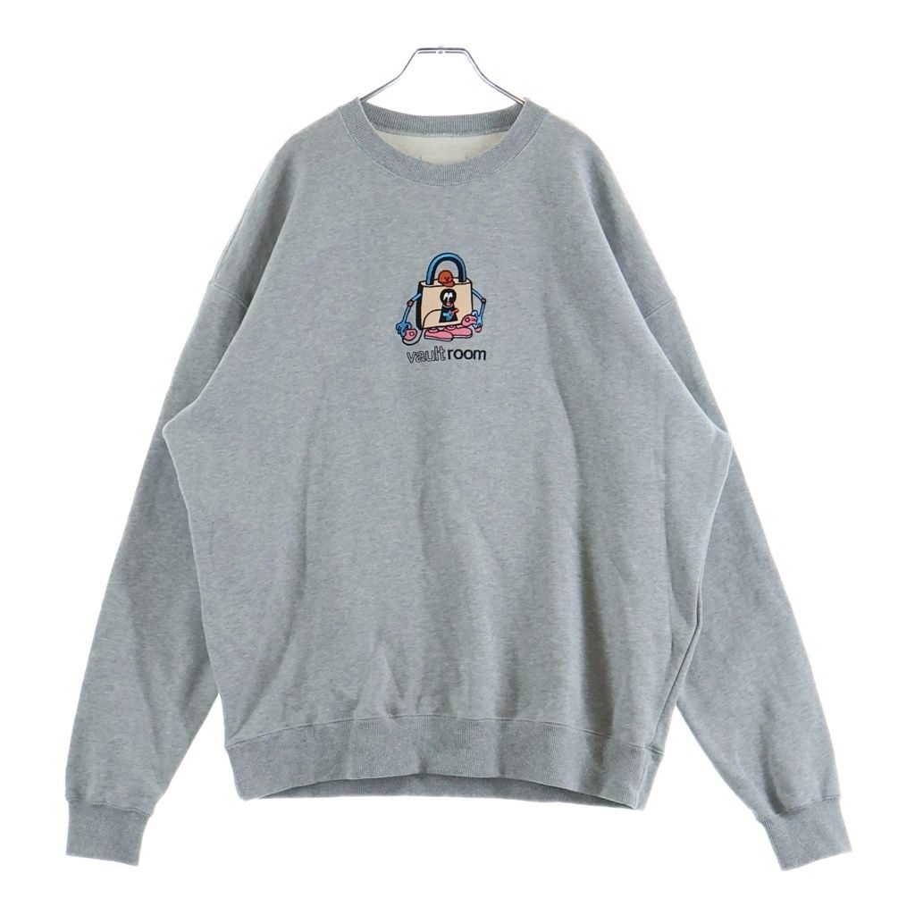 VAULTROOM ボルトルーム Icon Crewneck アイコン クールネック アイコン クールネック グレー 毎日新作VAULTROOM (ボルトルーム) Icon Crewneck アイコン クール