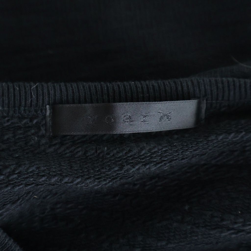 roar (ロアー) 17AW バックロゴプリント クルーネック スウェットトレーナー ブラック 13FRT-17A