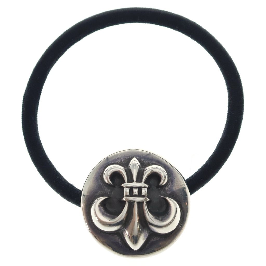 CHROME HEARTS (クロムハーツ) HAIRBAND BSフレアボール ヘアバンド ヘアゴムコンチョ シルバー BCA418