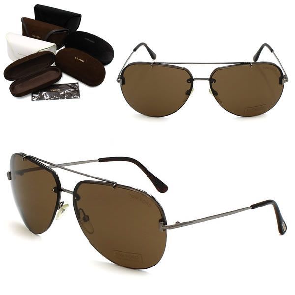 トムフォード サングラス TOM FORD FT0584/S 08E 63 TF0584 シルバー ブラウン ノーズパッド メンズ レディース ユニセックス