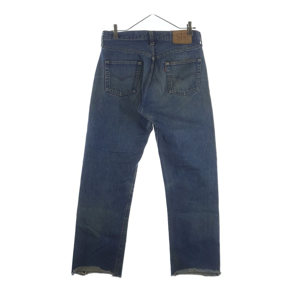 Levi's (リーバイス) VINTAGE 80s ハチマル 赤耳 伸縮率10% 表黒