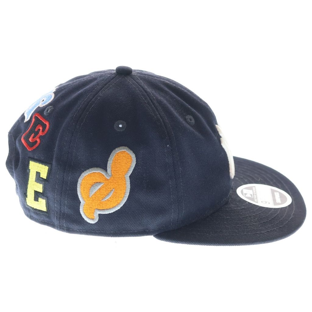 NEW ERA (ニューエラ) 25SS ×ニューエラ スナップバック ニューヨーク ヤンキース ベースボールキャップ 帽子 ブラック SM-HR8-0000-C50
