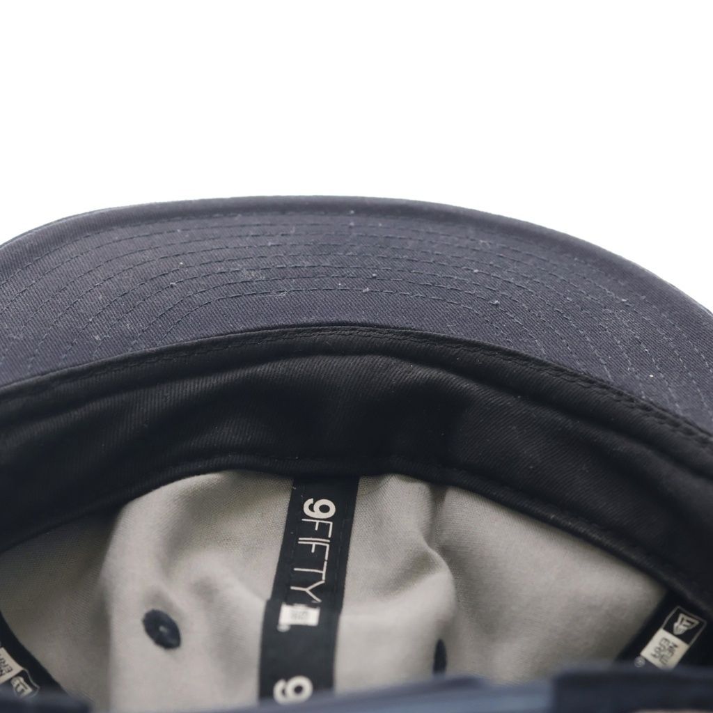 NEW ERA (ニューエラ) 25SS ×ニューエラ スナップバック ニューヨーク ヤンキース ベースボールキャップ 帽子 ブラック SM-HR8-0000-C50