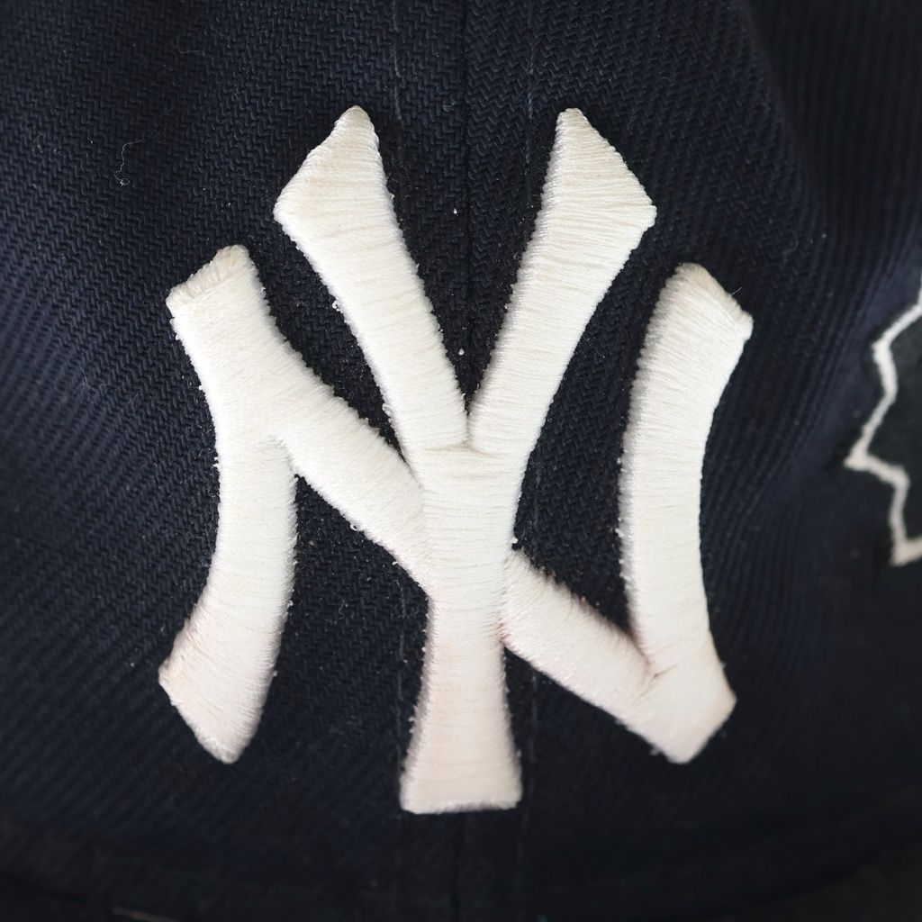 NEW ERA (ニューエラ) 25SS ×ニューエラ スナップバック ニューヨーク ヤンキース ベースボールキャップ 帽子 ブラック SM-HR8-0000-C50