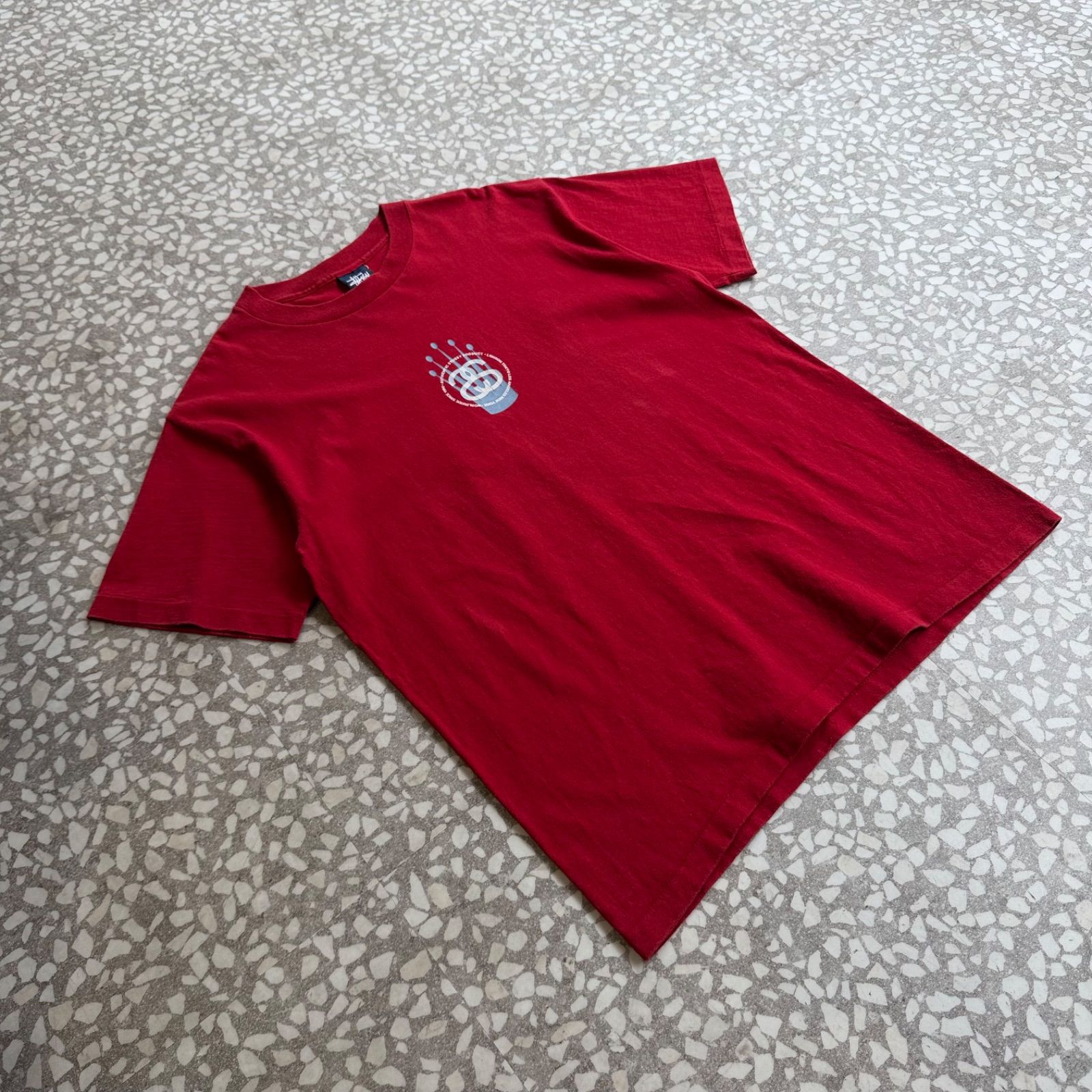 Archive アーカイブ Y2K ] STUSSY / 90's usa製 crown logo T-shirt