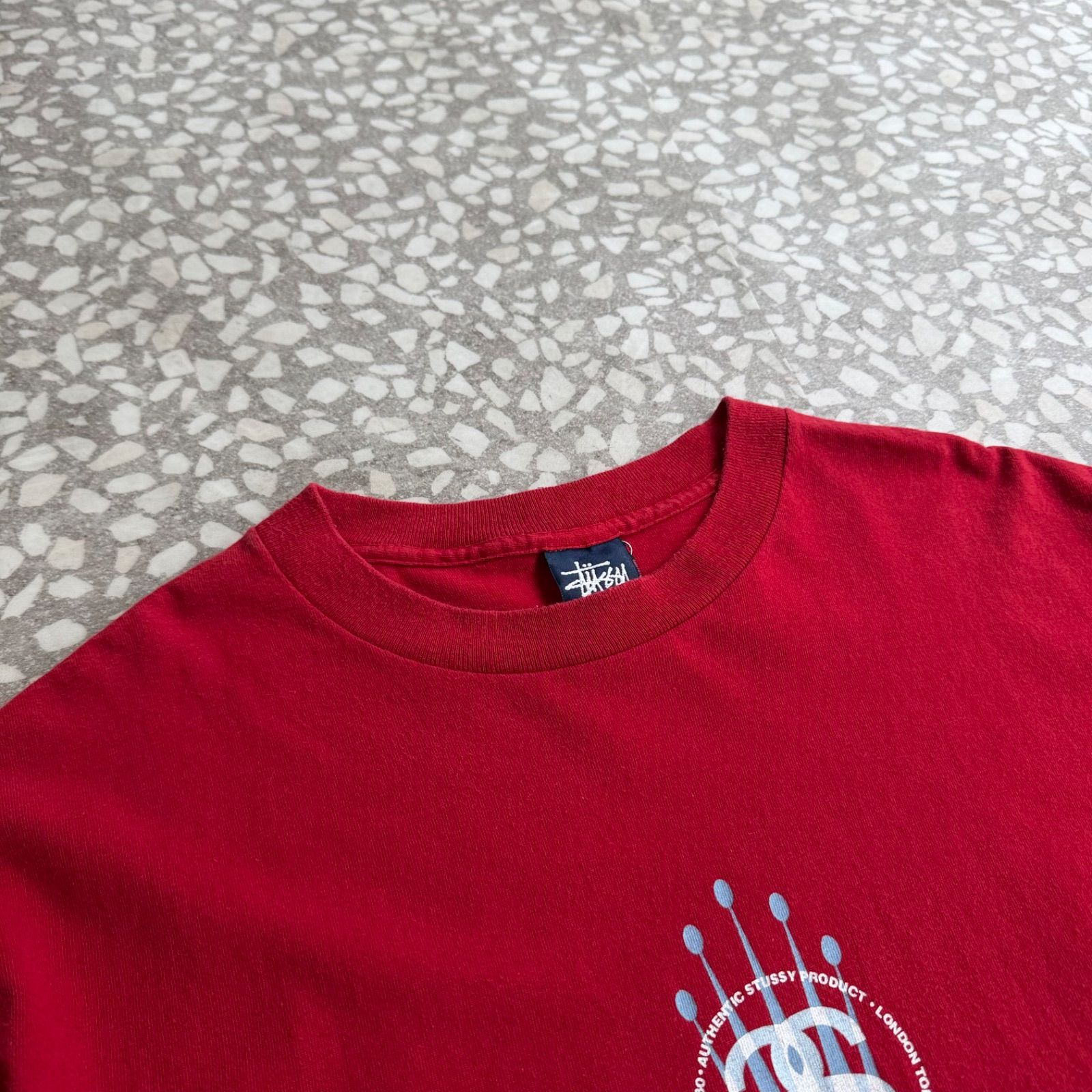 Archive アーカイブ Y2K ] STUSSY / 90's usa製 crown logo T-shirt