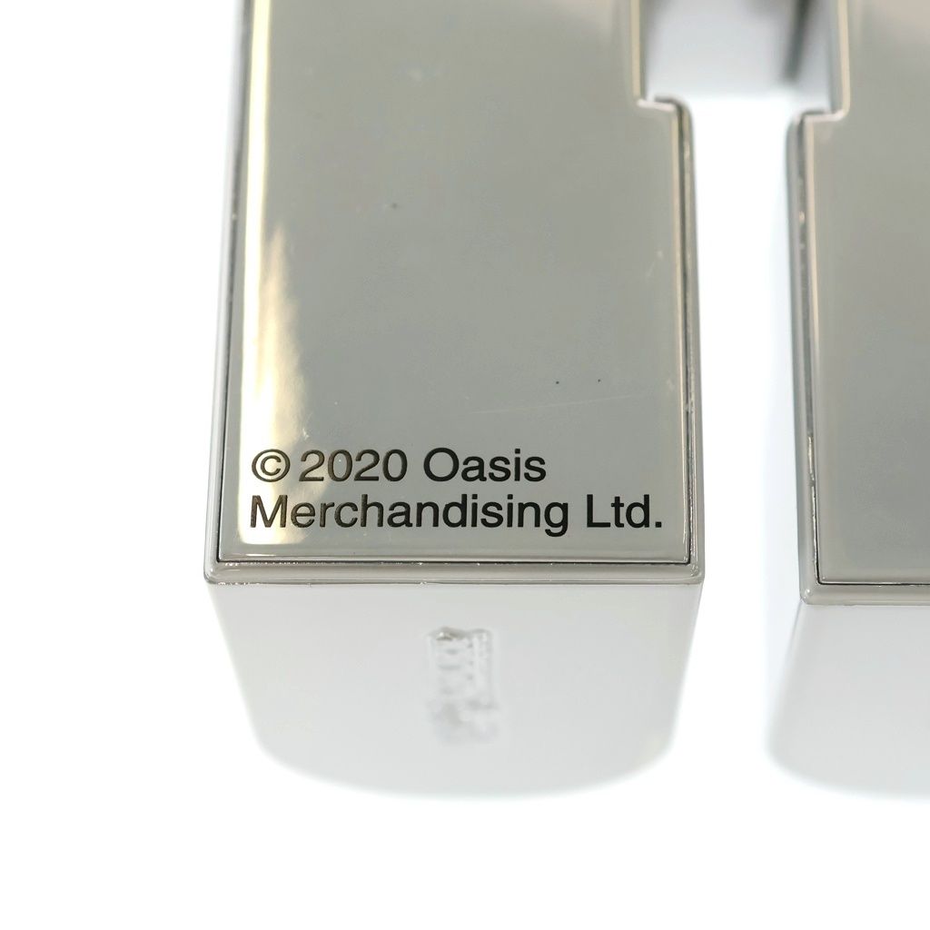 MEDICOM TOY (メディコムトイ) BE@RBRICK oasis WHITE CHROME 400%&100